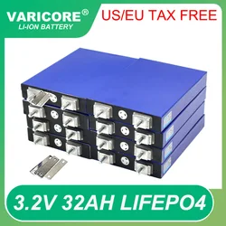 New 3.2V 32Ah LiFePO4 battery pack phosphate 3C 5C discharge 32000mAh 12.8v 4s Motorcycle Car motor batteries modification Stud