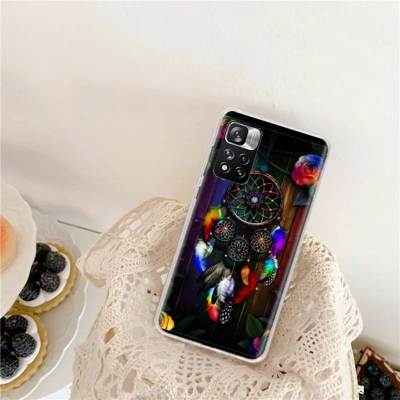 Advanced Rainbow Dream Catcher Phone Case For Xiaomi Poco X3 GT X4 NFC M4 M5 M5S X6 X5 Pro 5G M3 Mi F6 F5 F4 F3 F2 F1 TPU C