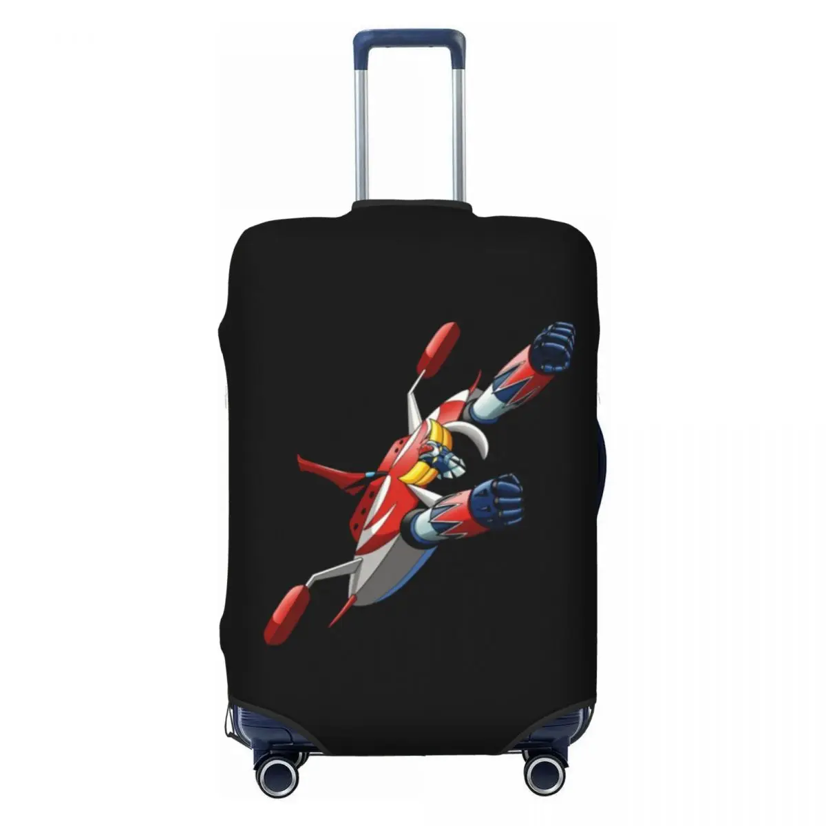 

Custom UFO Goldorak Grendizer Robot Travel Luggage Cover Washable Anime Manga Suitcase Cover Protector Fit 18-32 Inch