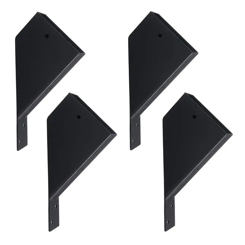 B69C 4Pcs Pergola Brackets,45-Degree Angle Bracket,For Reinforcing Pergolas And Gazebos,Fits 2X4in Lumber With Drainage Holes