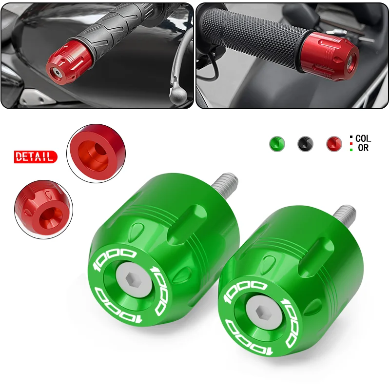 

Moto Handlebar Grips End Cap For Z1000 Z1000R Z1000SX vulcans650cc NINJA400 NINJA650 NINJA1000 NINJA1000SX VERSYS650 VERSYS1000