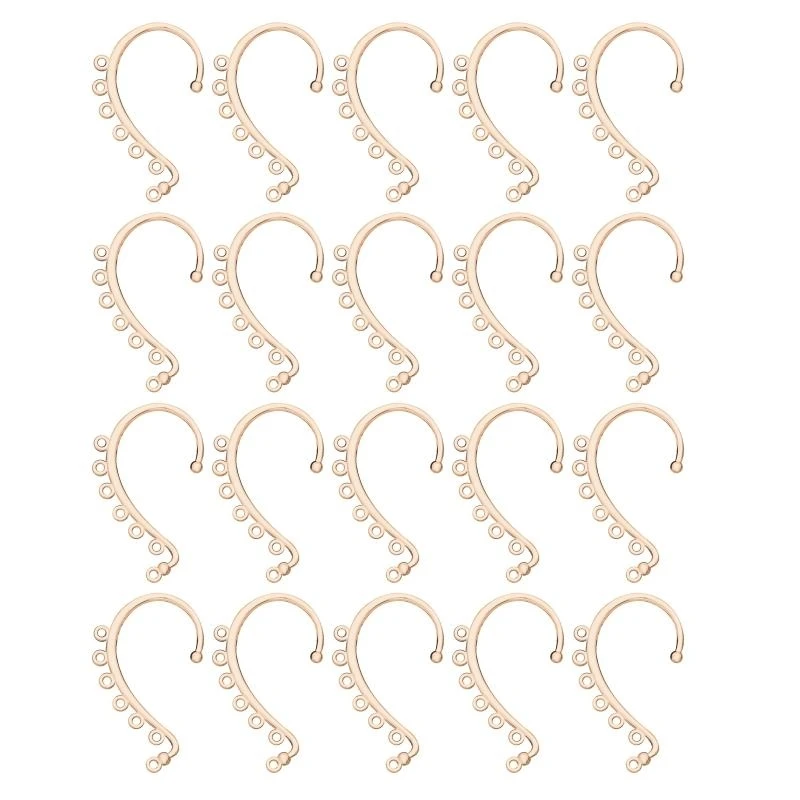 Ear Cuff Wrap Crawler Hook Earrings Copper DIY Ear Cuff Earring Climber DIY