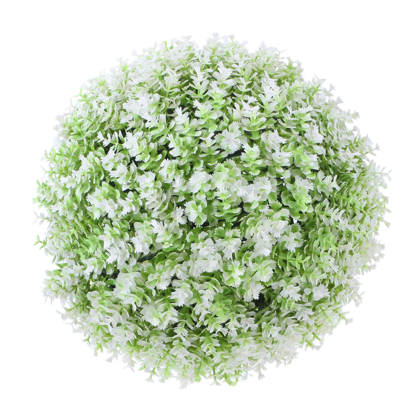 

1pcs Realistic Artificial Grass Ball Faux Hanging Plant Decor For Mall Wedding Ceiling Indoor Outdoor Topiary Ball Greenery