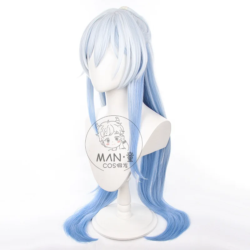 Honkai: Star Rail Jingliu cosplay wig long hair simulation scalp separate hair tie Halloween gift