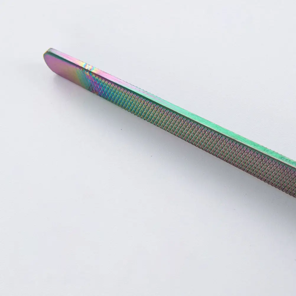 

5Pcs Nail Files Stainless Steel Strong Manicure Tools for Shaping Trimming Cuticle Care Nail Art Pedicure Buffer Polisher Set