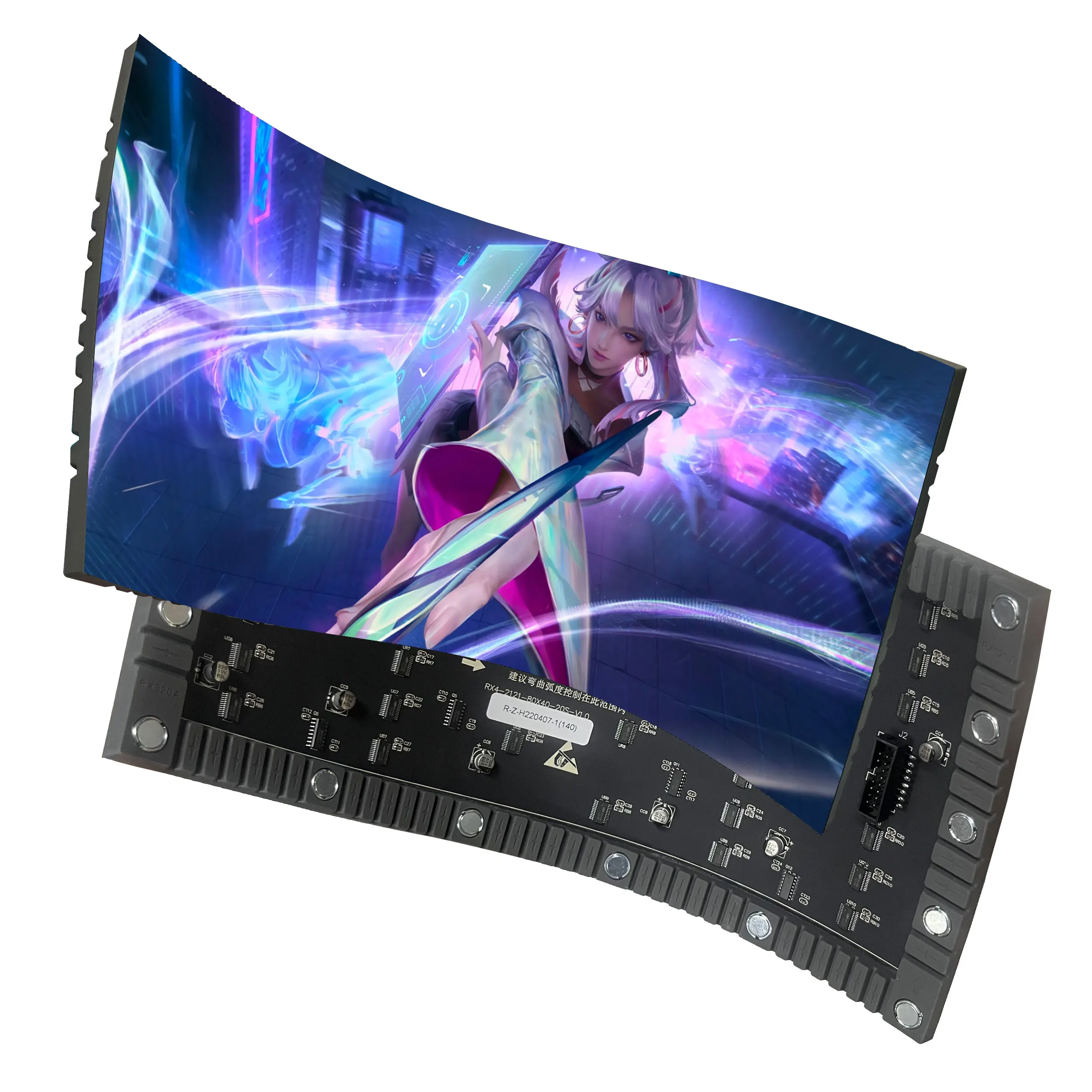 Advanced Display Panel P4 Indoor LED Soft Module Soft Flexible Display 320x160mm 80x40 Pixels 1/20 Scan