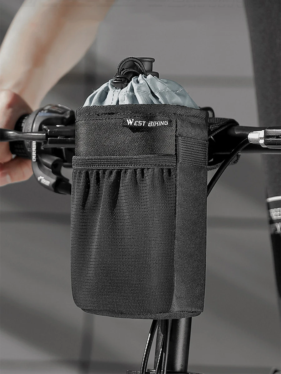 Sac de rangement multifonctionnel pour vélo, porte-bouteille d'eau, pochette pour cadre de selle de vélo de route et VTT, accessoires de cyclisme en plein air B