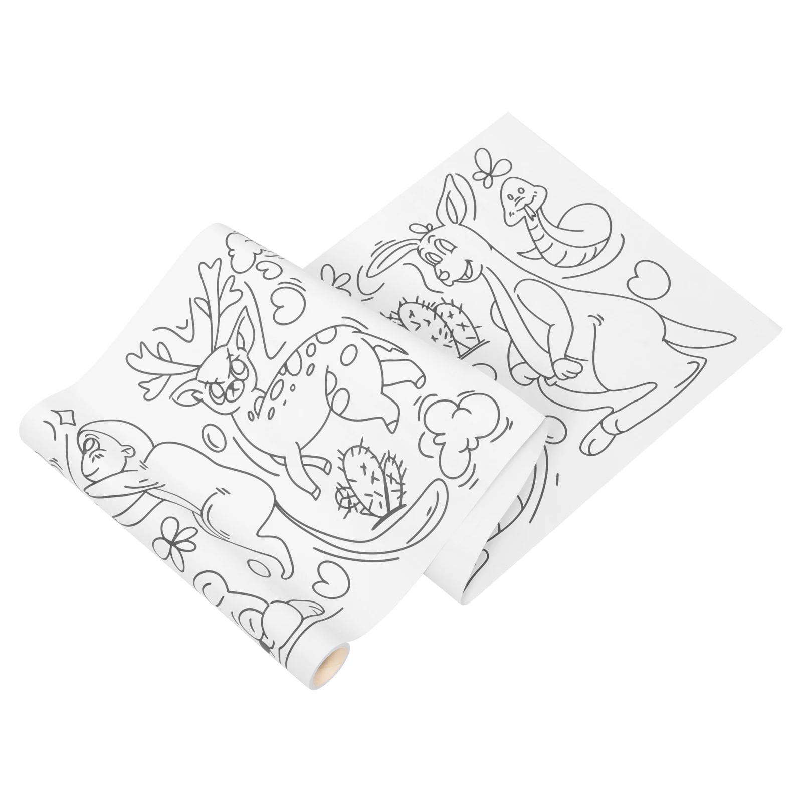 

Birthday Graffiti Scroll Coloring Paper for Diy Poster Toddler Adhesive