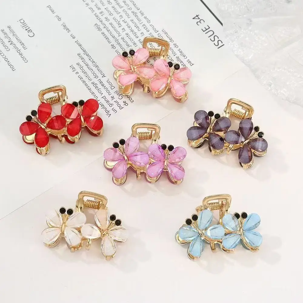 

Элегантная заколка для волос-бабочка — маленькая нескользящая заколка для волос, подходит для челки и вьющихся волос, подарок на День святого Валентина