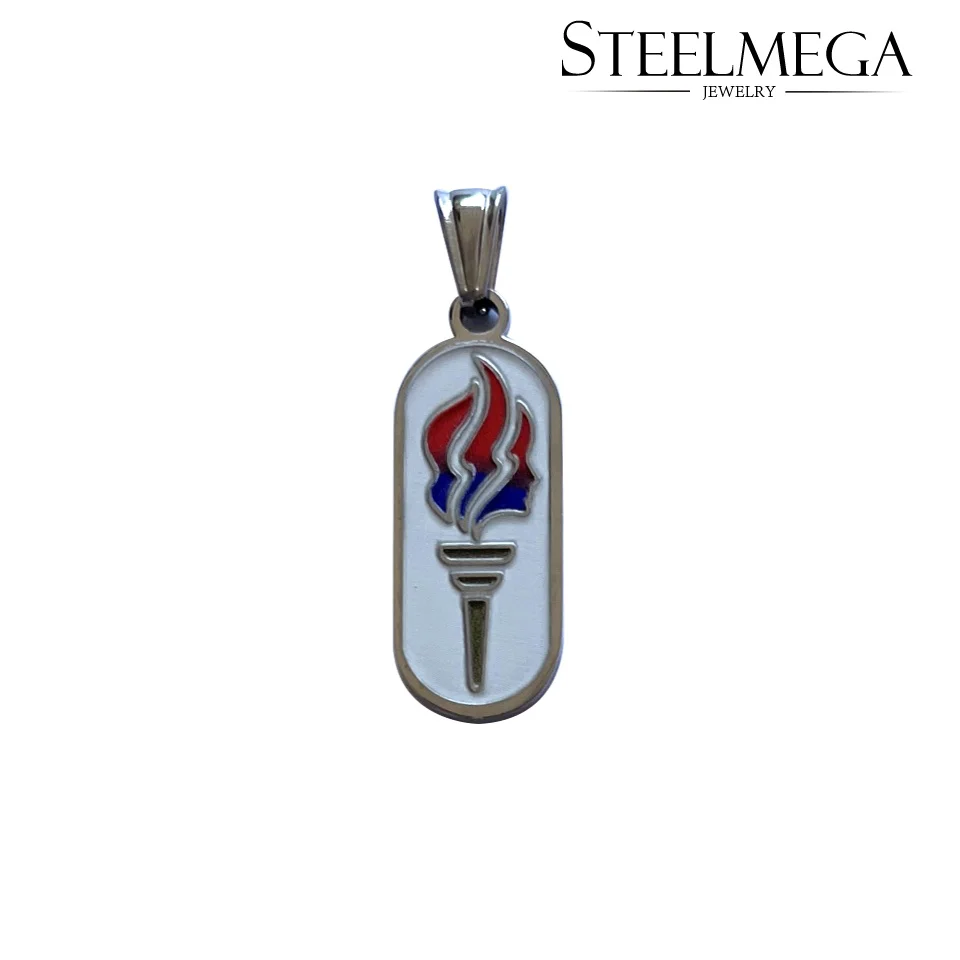 ACEROLL Stainless Steel Pendant of Young Women Torch Award Medal for Mormons for PERSONAL PROGRESS