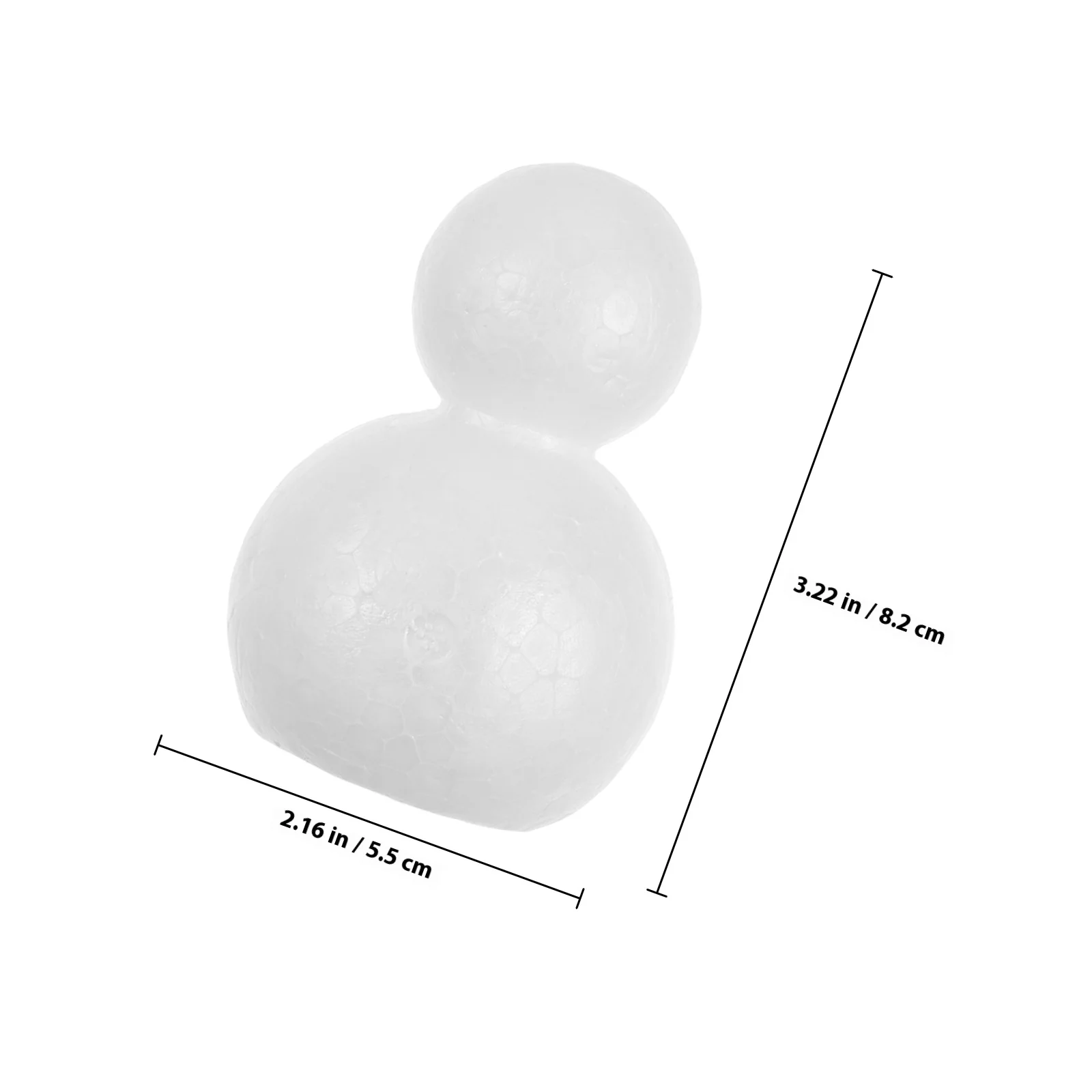 6 قطعة ديكور رغوة لم تنته ثلج شكل قوالب DIY بها بنفسك عيد الميلاد الحرفية المنزل حفلة الحلي ثلج لتقوم بها بنفسك عدة لوازم