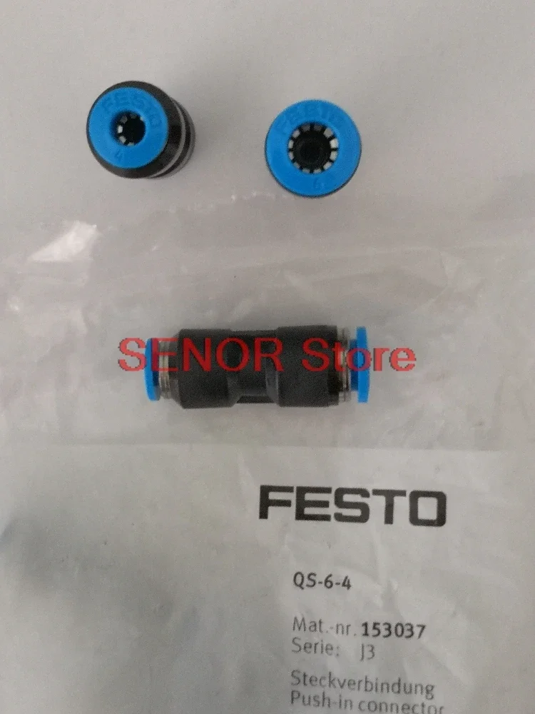 Brand new original quick plug connector QS-6-4 (153037)