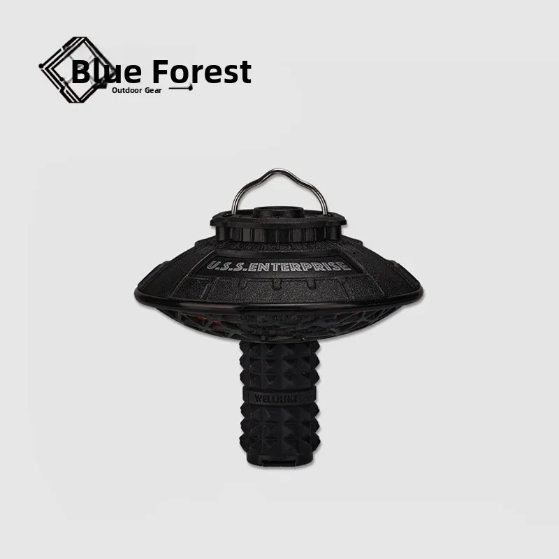 WELLHIKE Outdoor Cam Aosphere Science Fiction Space Theme UFO Lampade Lantern Navigation Light Transient Wildern Gear