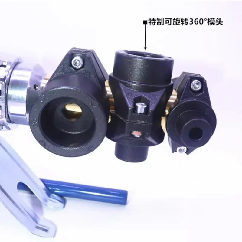 1pc Round Rod Intelligent Digital Display Hot Meltn Copper Rod Ppr Ironing Machine Pe Plastic Welding Machine 360 Degrees