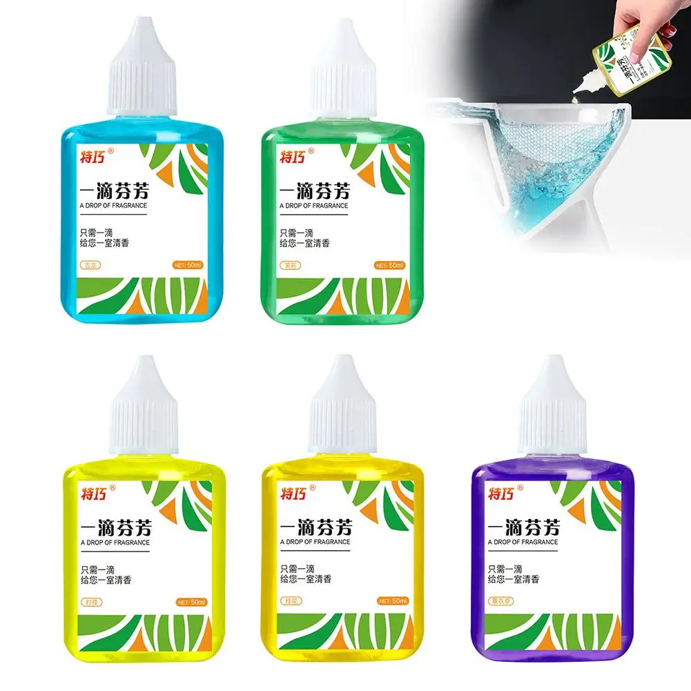 Bathroom Deodorant A Drop of Fragrance The Smell Cucumber Jasmine Green Grape Lasting Air Freshener Toilet Deodorant Multi-Scene