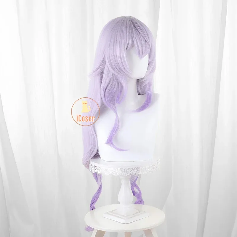

aaa12 3Honkai Star Rail Black Swan Cosplay Wig 100CM Light Purple Long Hair Garden of Recollection Halloween Party Women Props i