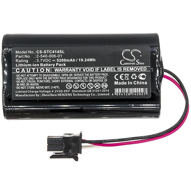 Cameron Sino 5200mAh Battery For Soundcast MLD414  Outcast Melody 2-540-006-01