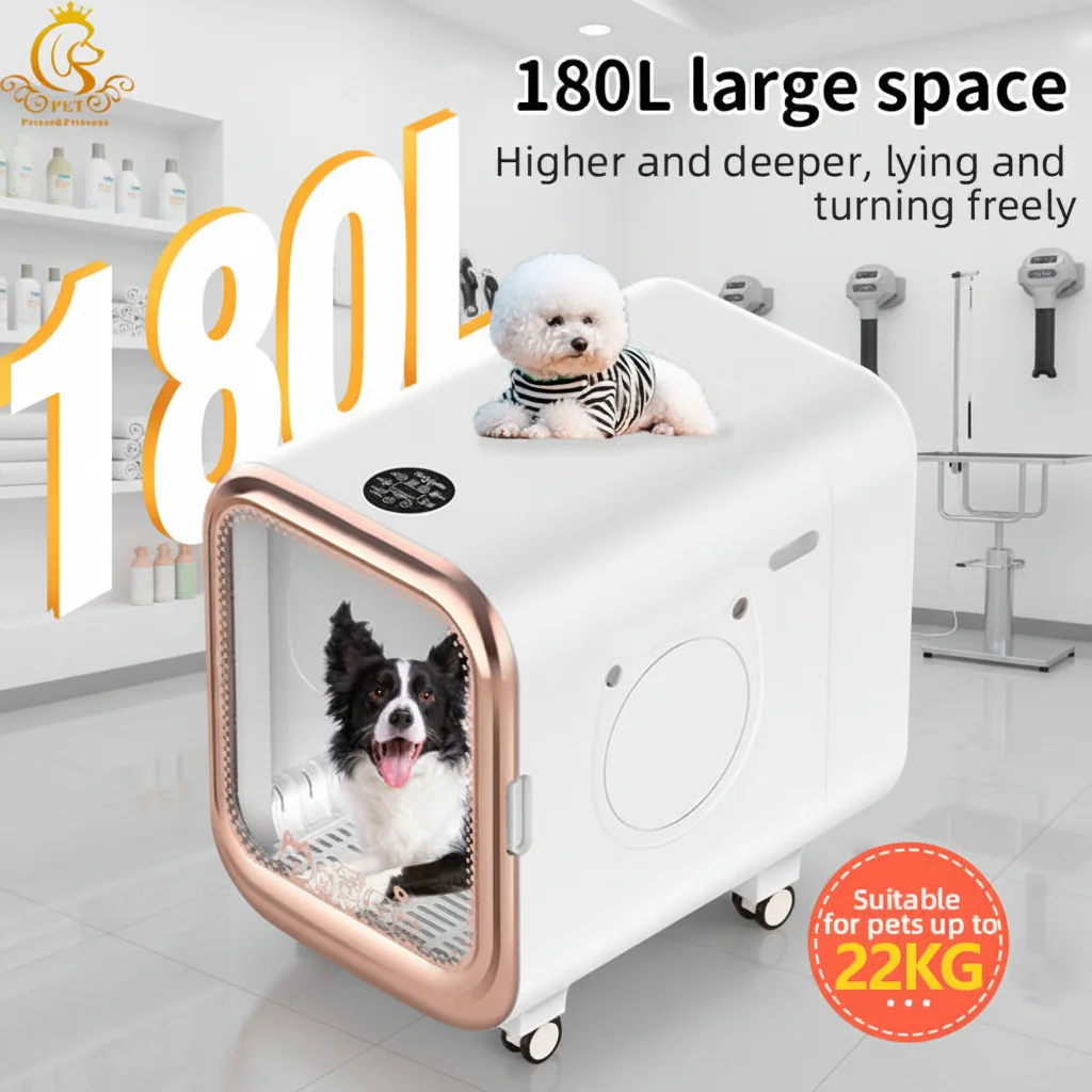 

Automatic Pet Dryer Box For Cats Ultra Quiet Dog Hair Dryer Smart Temperature Control Drying Box For Cat Puppy