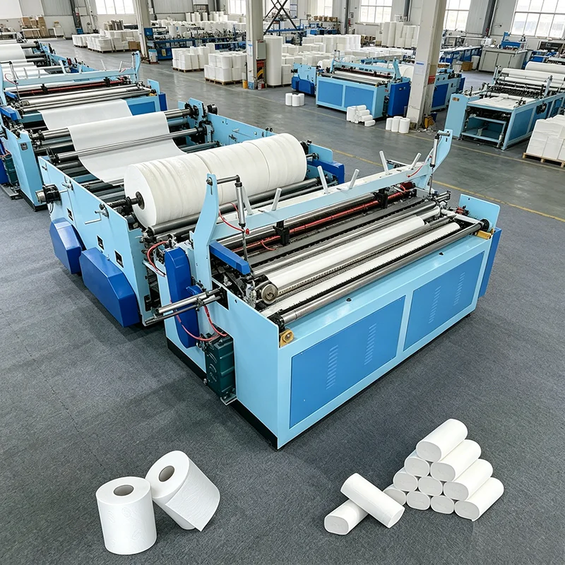 Toilet Paper Production Machinery Complete Set for Medium Factory