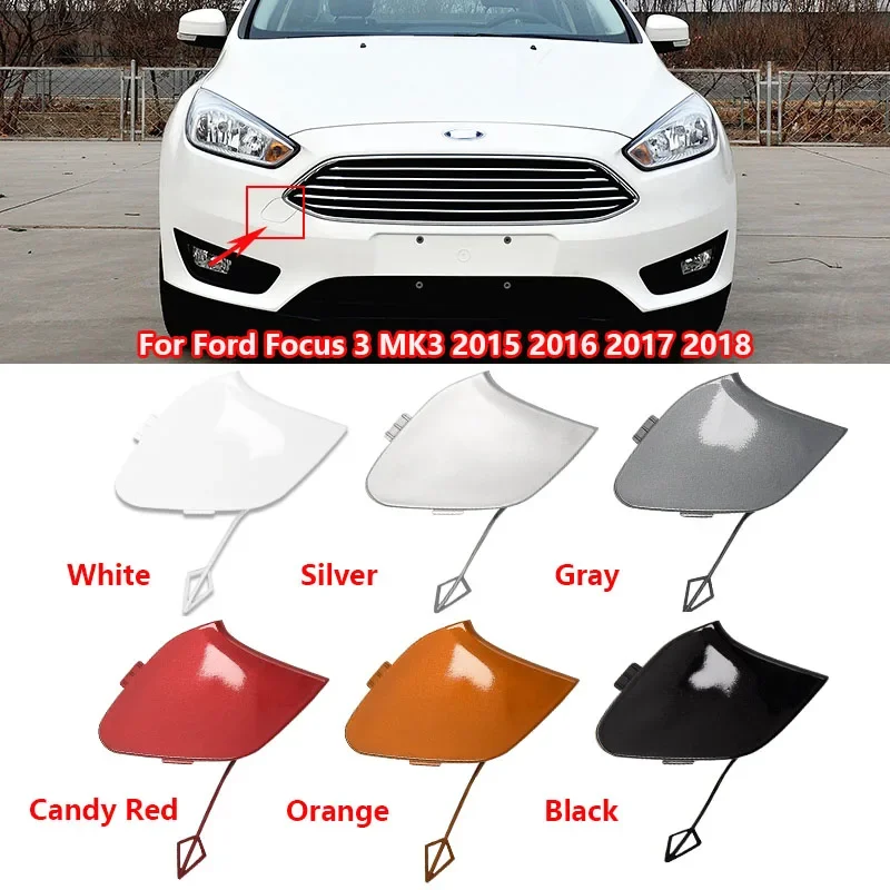 

Car Front Bumper Tow Hook Cover Cap Trailer Hauling Eye Cover Lid F1EB-17A989 For Ford Focus 3 MK3 2015 2016 2017 2018