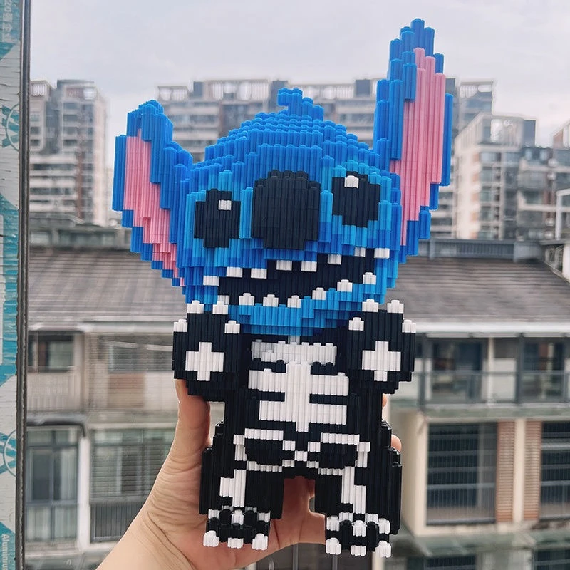 Juego de bloques de puntada, juguetes de Halloween, figuras de acción, bloques de construcción, juguetes para niños, microbloques, payaso, fantasma, regalos de decoración de Halloween