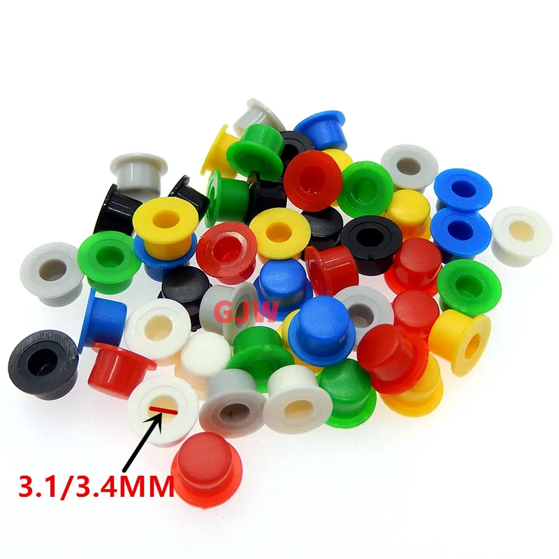 70pcs/lot Key cap A101 outer diameter 5.5 high 4.5 with 6*6 round hole button 6X6 touch switch inner diameter of cap 3.1/3.4mm