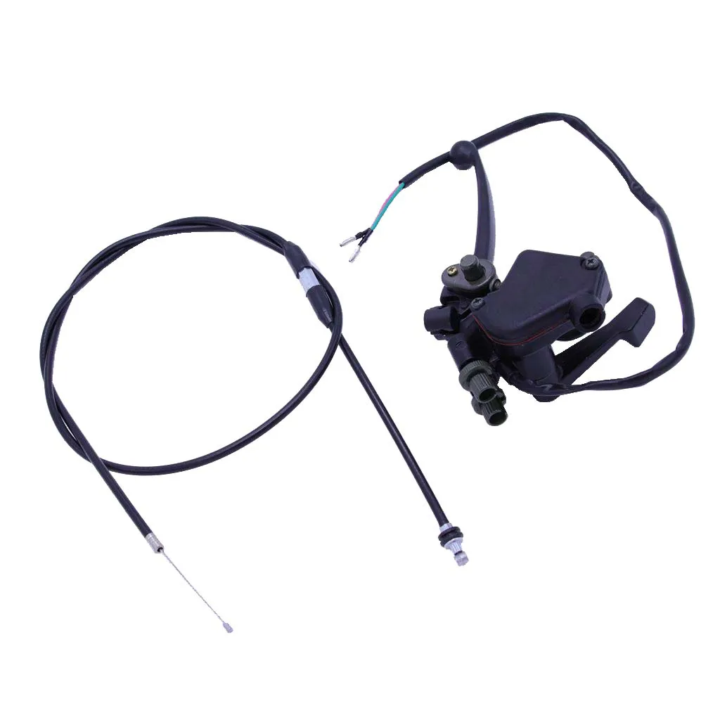 

Lots 1 Aluminum Thumb Throttle Cable Comp Dual Brake Lever for 90cc 150cc