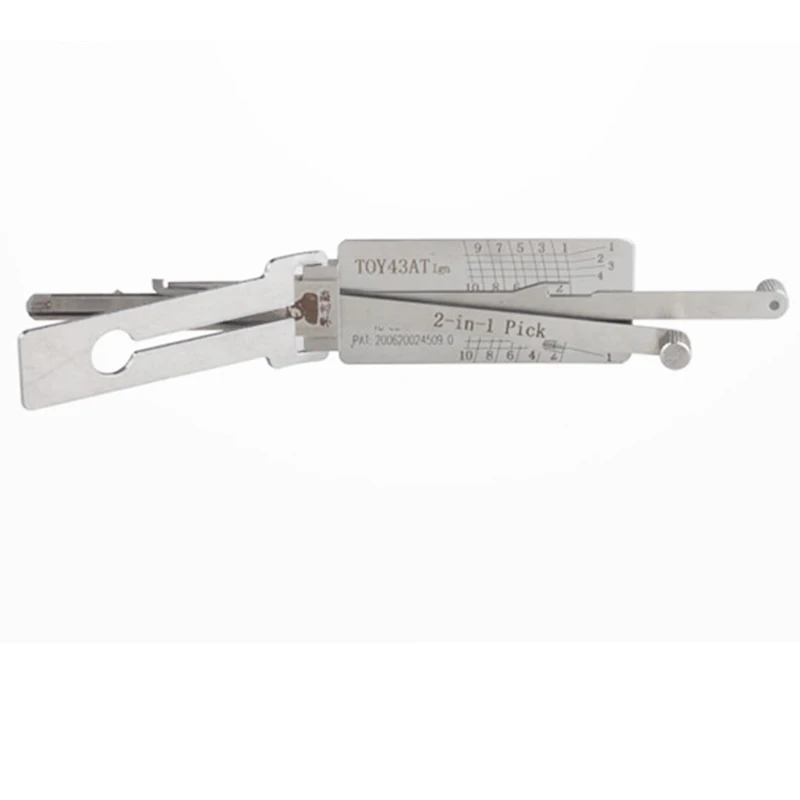 Lishi Toy 43AT IGN Toy43AT  Function (10-CUT)  2-IN-1 for toy o  Series Car ock  Pick and Decoder ocksmith Tool