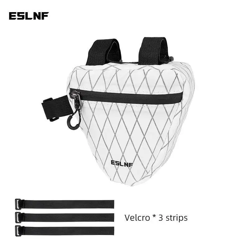 ESLNF Dreieckige Rahmentasche, leichte Fahrradtasche, kleine kompakte Aufbewahrungstasche für Rennräder und Mountainbikes