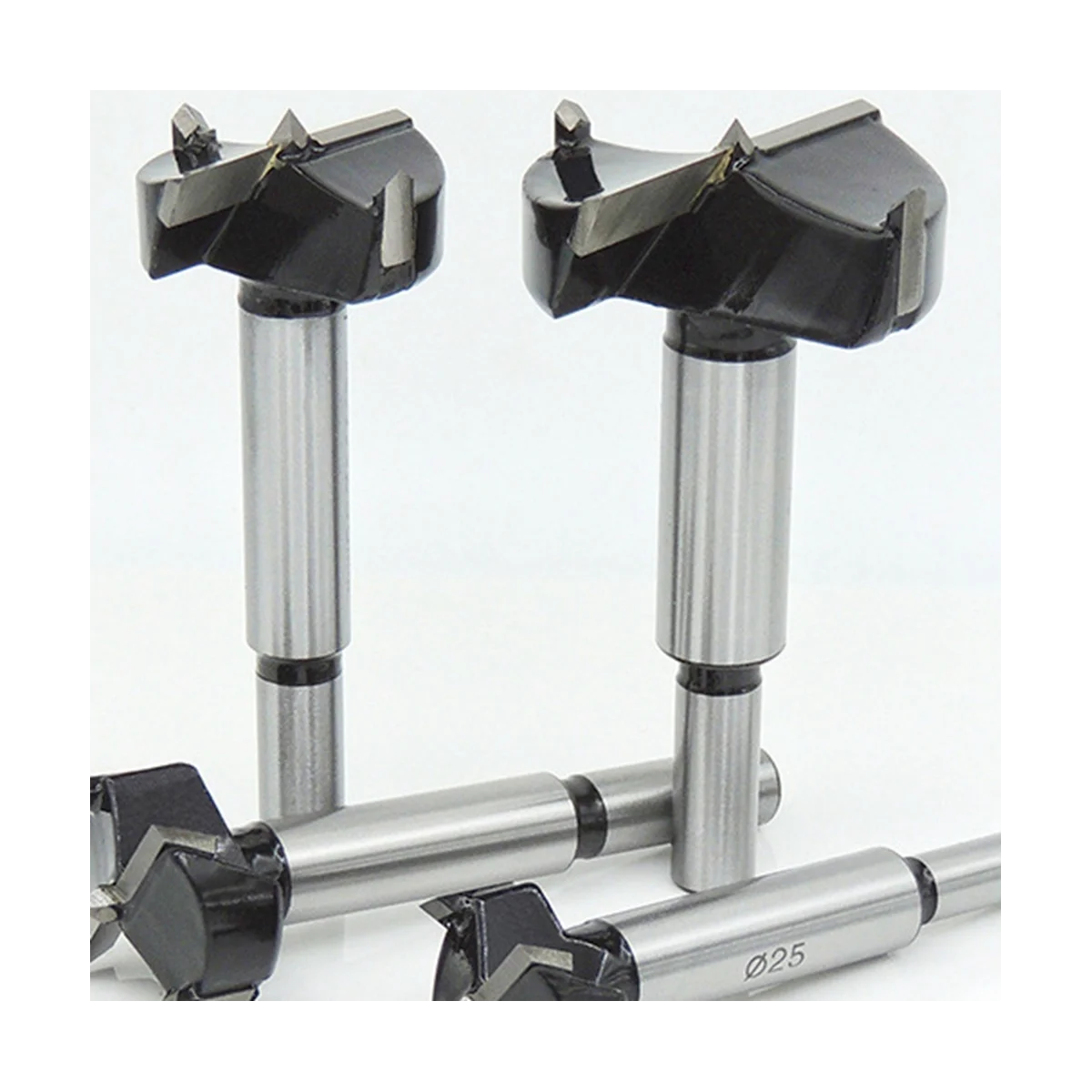 木工、ホールオープナー、プラーク、ヒンジ、プラスチック、石膏ボード、木材用合金ドリルビット5個