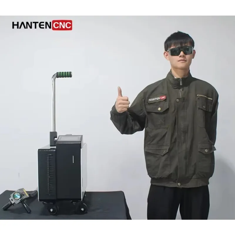 Compact Laser Cleaning Tool Metal Rust Oxide Paint Removal Equipment Surface Restoration Industrial Maintenance System