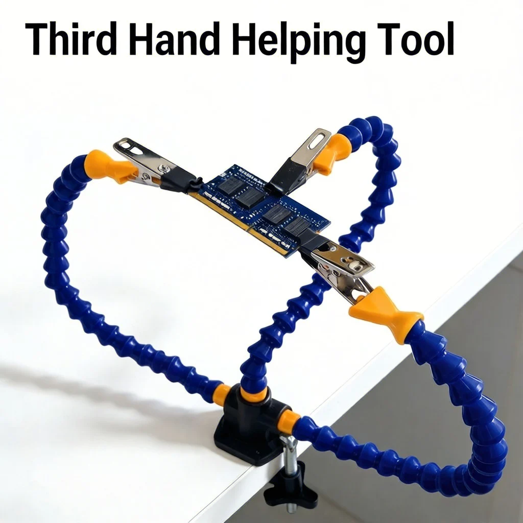 Multi Soldering Helping Hand Tool Table Clip Third Hand Soldering Stand Welding PCB Holder Flexible Arm Soldering Tool