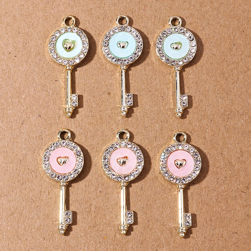 10 stücke zarte Kristall frucht Kirsche Anhänger Charms für Schmuck machen DIY Halsketten Ohrringe Zubehör liefert – Detail 12