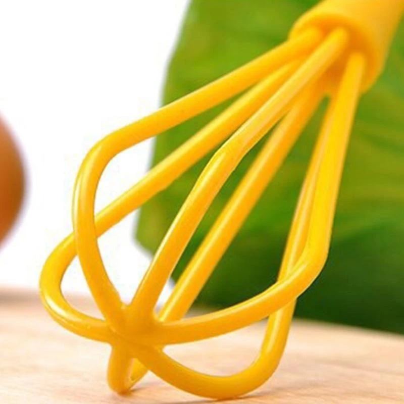 18.5cm Length Whisk Plastic Non-Stick Coating Hand Mixer Balloon Beater for Blending Cream Baking Flour Stirrer