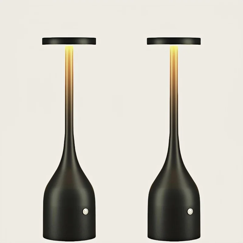 

Rechargeable Desk Lamp, 5000mahBattery New Led Night Light High Footed Cup Desk Lamp,Suitable For Restaurant Terraces,Waterproof