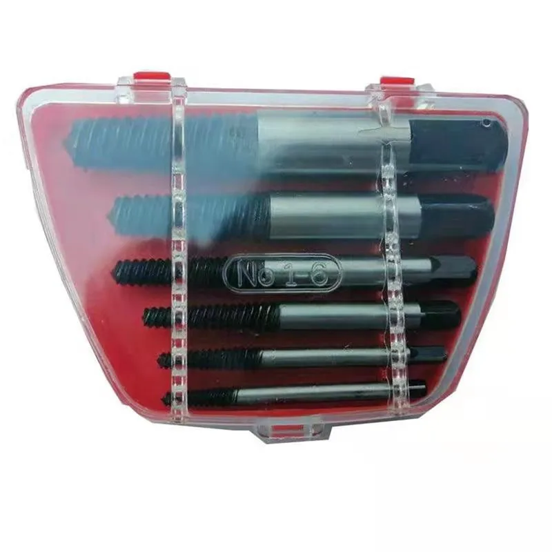6 Cái/bộ Thép Carbon Hư Hại Vít Tẩy Thiệt Hại Vít Hút Dụng Cụ Cầm Tay