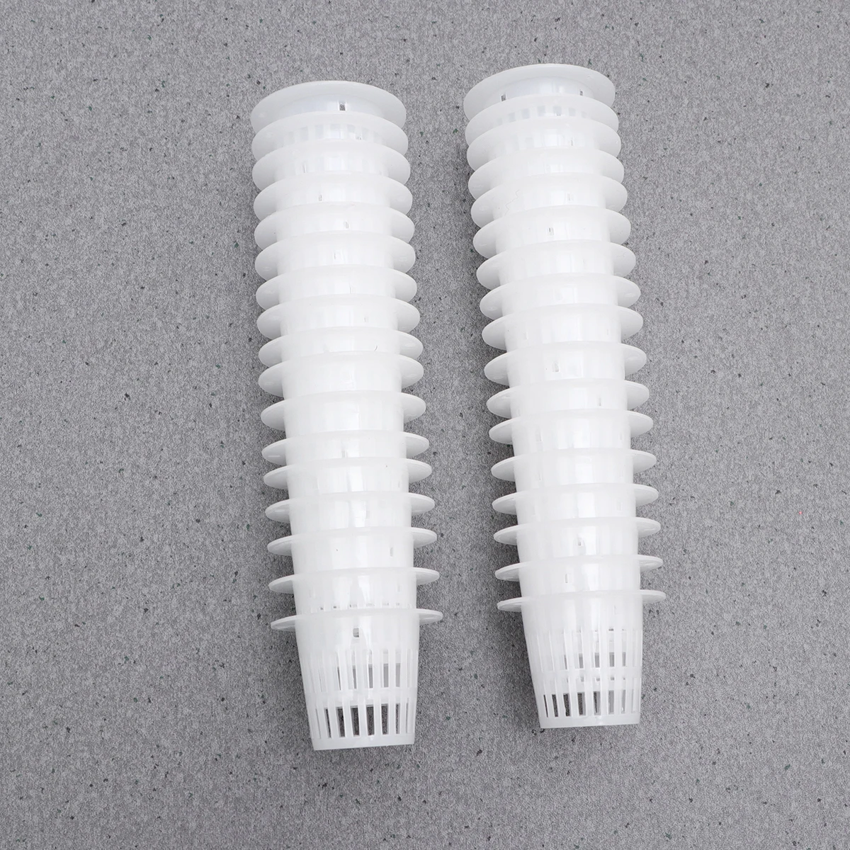 

50pcs 42Mm Slotted Mesh Soilless Culture Vegetable Net Pots For Hydroponics Aquaponics Orchids White Durable Uv Resistant Root