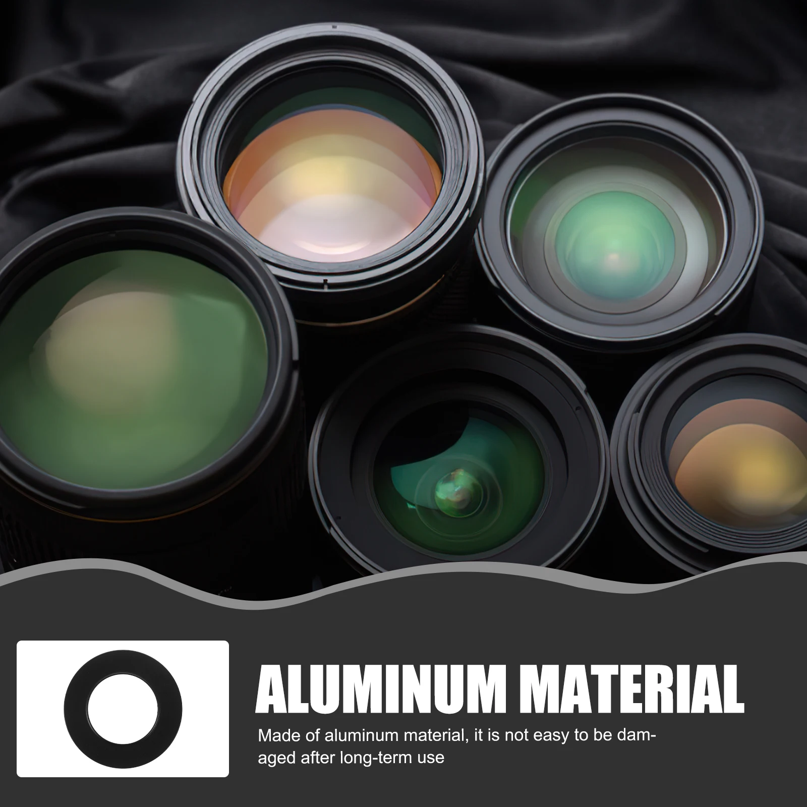 

UV Filter Conversion Ring 43mm 67mm for Camera Aluminum Lens Adapter Threaded Replacement Metal Accessory Step Ring