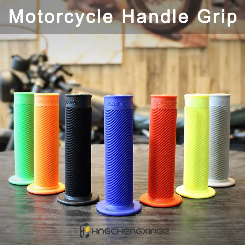 Aperto para motocicleta, manopla para dirt bike, 7/8 ", borracha, guidão, travesseiro mx, acelerador superior, barra de 22mm