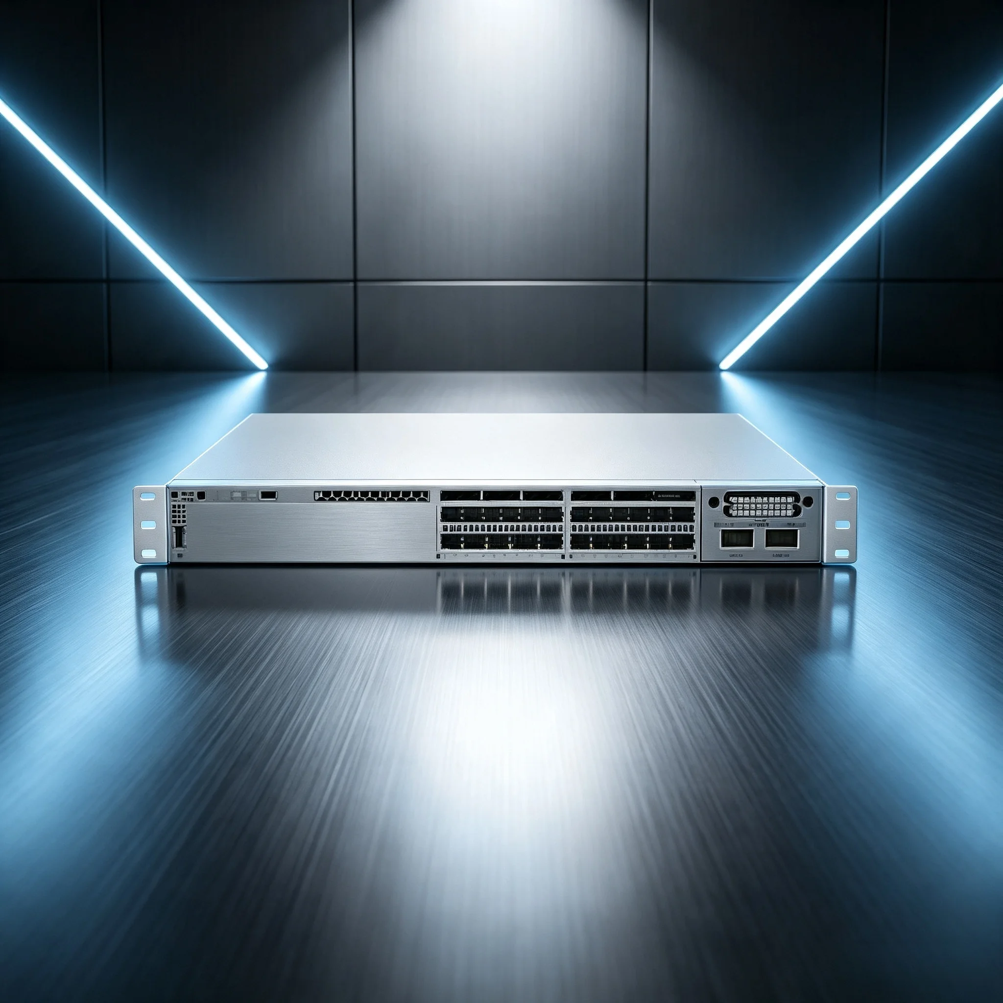24 Port Gigabit SFP Fiber Port Layer 3 Managed Switch VLAN Support SNMP QoS Dual Redundant Power 1U Rack Mount 672Gbps Capacity