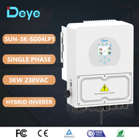 Deye 3KW Hybrid Inverter SUN-3K-SG04LP1 Single Phase 2 MPPT 24V 48V Battery With RS485/CAN 220VAC/230VAC Solar Inverter