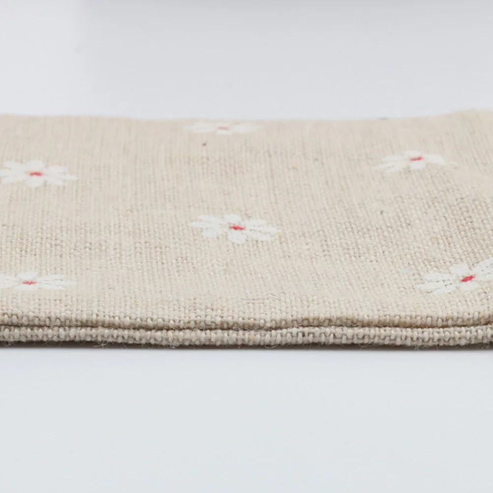 

24Pcs Daisy Flower Drawstring Cotton Linen Storage Bags 10x14cm for Jewelry Makeup Cosmetics Candy Tea Organizers