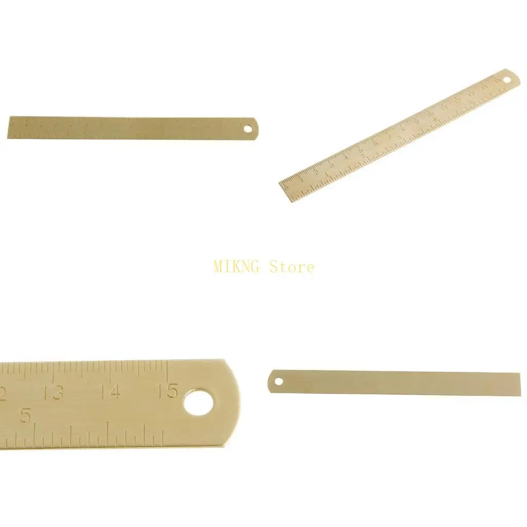 

Наружная латунная линейка, закладка, двойная шкала для см и дюймов, цифровая, для путешественников, Noteb, лучшая распродажа
