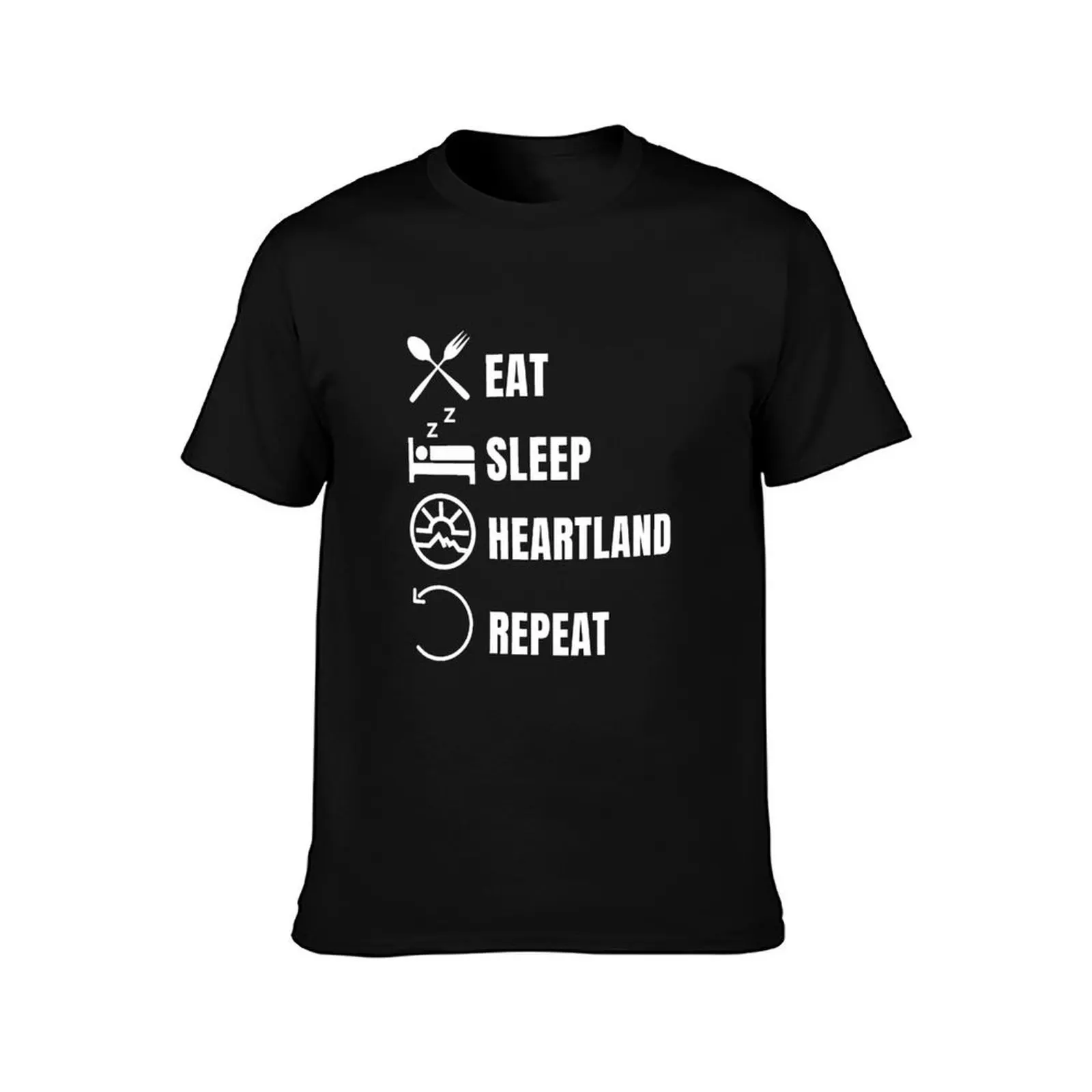 Heartland Ranch Amy and Ty Gift For Men Women T-Shirt No Iron Casual Short Sleeve Top T-Shirt