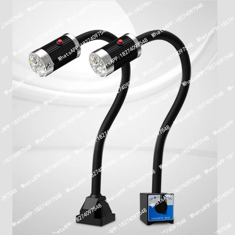9W 24-36V Magnetic Base CNC LED Lathe Work Lamp Machine Work Light Super Bright Lathe Lamp 110V/220V Industrial Table Lamp