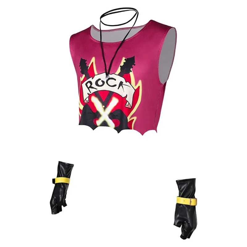 

ss23Gambit Cosplay Shirt Costume Necklace Wristband Gloves Cartoon Super Villain X Roleplay Vest Men Outfits Party Suit Hallowee