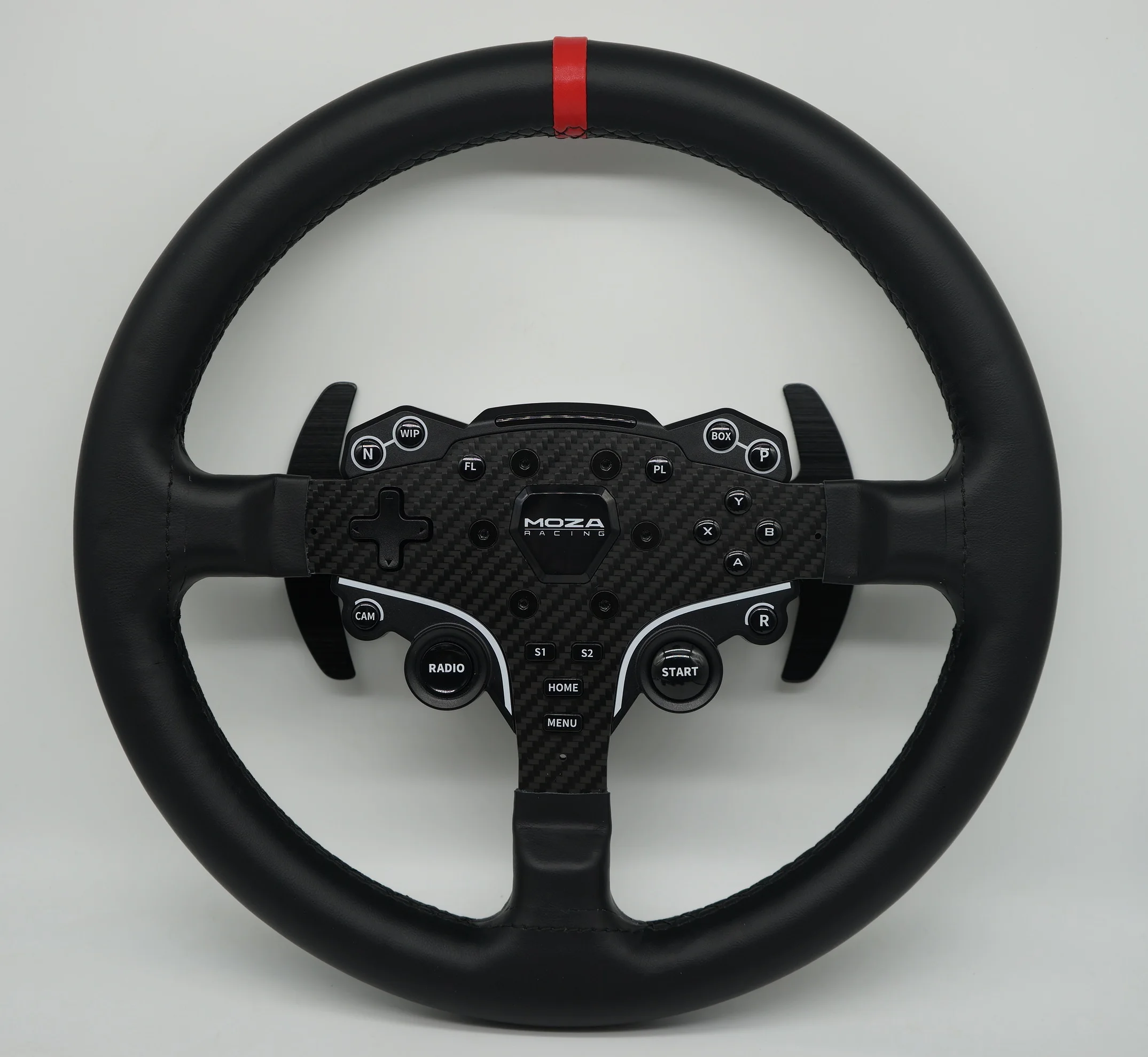 SIMPUSH 13inchs 33cm Circular steering wheel Rally sim racing MOD FOR MOZA R5 R3 ES ESX