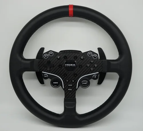 SIMPUSH 13 pulgadas 33 cm Volante circular Rally sim racing MOD PARA MOZA R5 R3 ES ESX