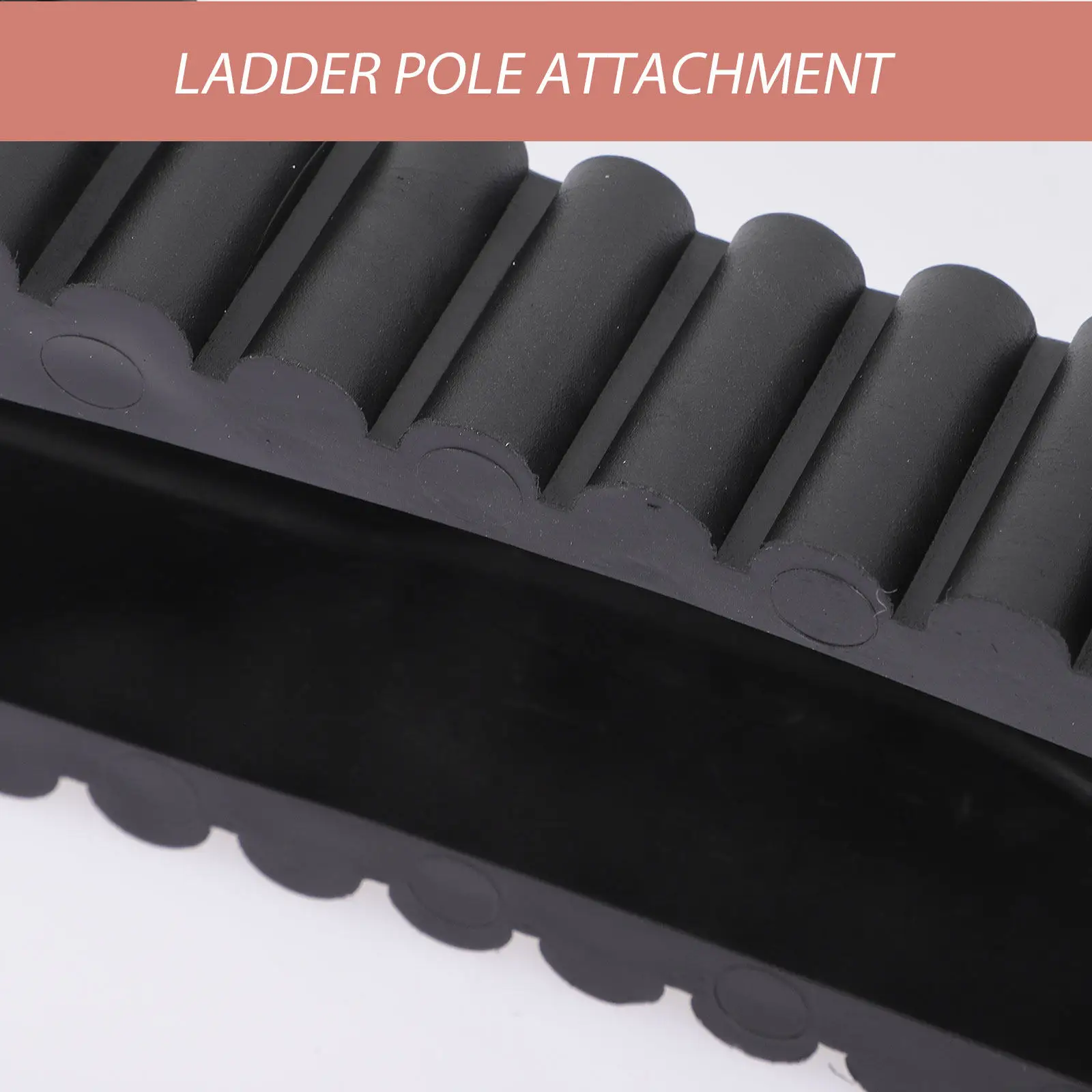 1Set Ladder Pole Attachment Plastic Non-Slip Pad Ladder Stabilizer Kit for 4Cm Crossbar Safety and Protection Anti-Skid Pad