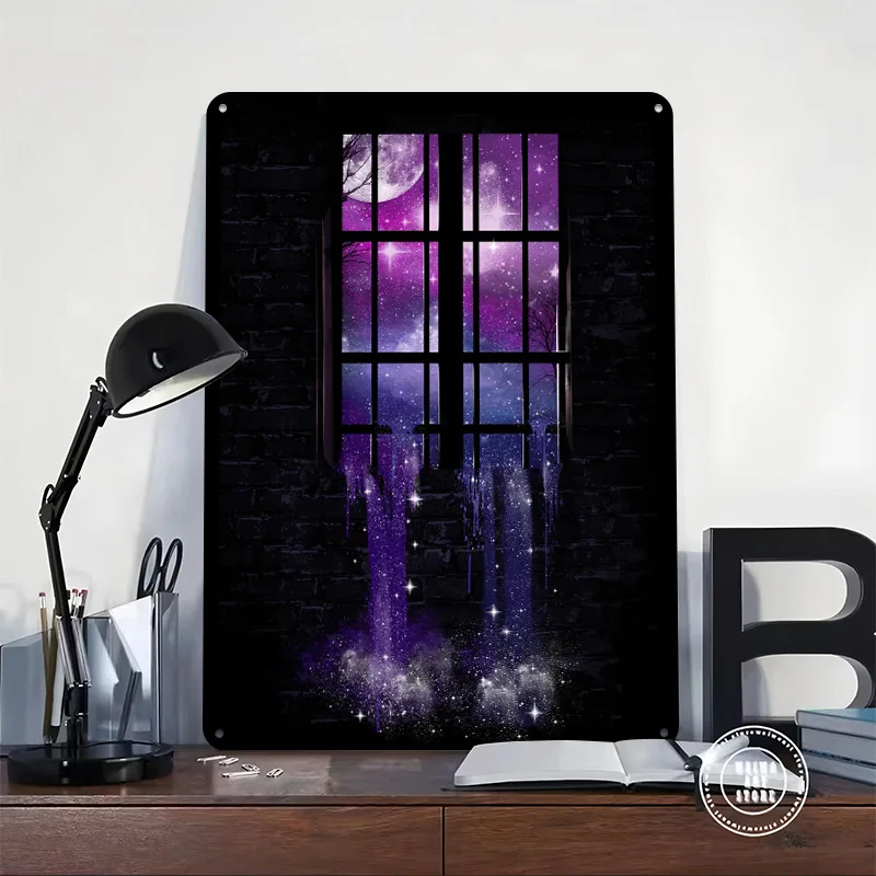 Stars Overflow Printed Poster Customized Retro Wall Art Vintage Metal Tin Signs for Home Room Decoration Gaming Wand Deko Decor